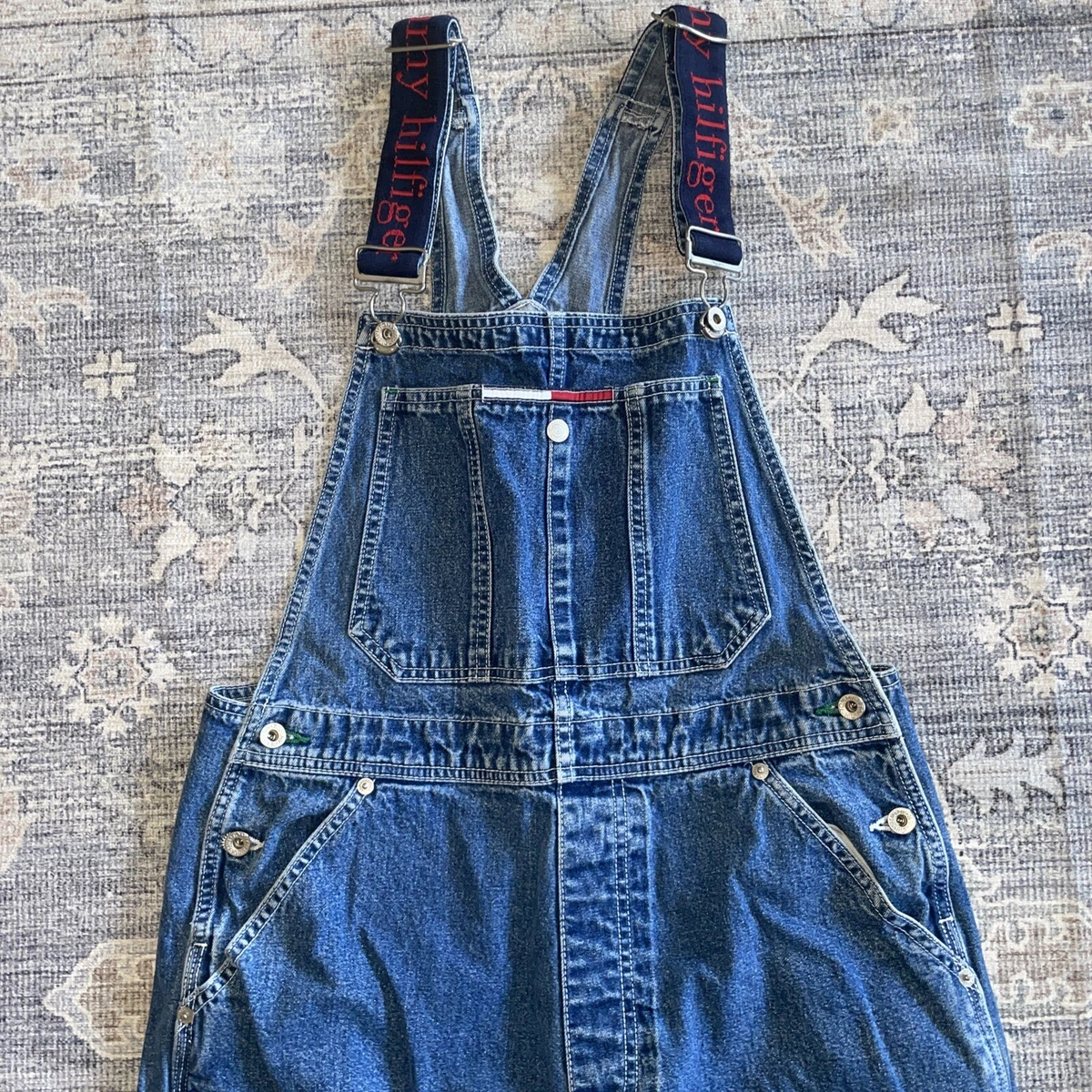 Tommy hilfiger dungarees 90s hotsell