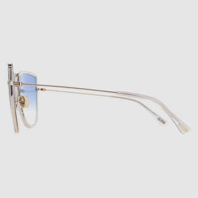 $495 Authentic Tom Ford Tina TF759 28B Women Gold Aviator  display picture 3