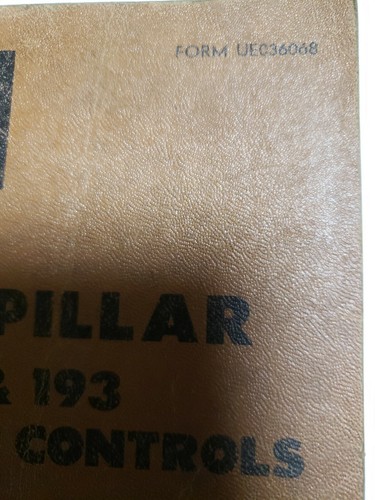 CAT Caterpillar 183 193 PARTS BOOK MANUAL HYDRAULIC CONTROLS D8H D9G sn 27H 28H - Picture 2 of 7