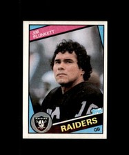 1984 TOPPS FOOTBALL CARD OAKLAND RAIDERS #114 JIM PLUNKETT NR.MINT/MINT 