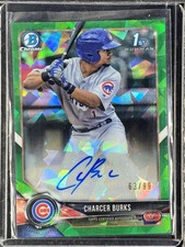 Burks, Charcer - 2018 Bowman Chrome - Atomic - Autograph - 63/99