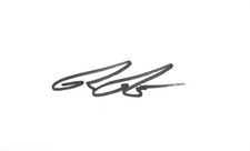 RON REAGAN (Talk Show Host) Signed Autographed Index Card (D2)