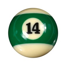 Empire USA 14 Pool Ball Replacement Billiards Ball,2-1/4"  14 single Ball 