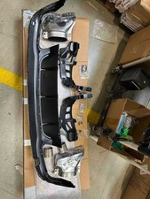 Heckdiffusor Schwarz & Endrohre f&uuml;r Mercedes W207 C207 E550 E400 E63 Spoiler