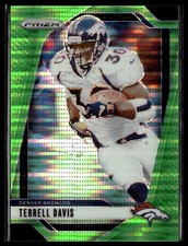 2024 Panini Prizm #91 Terrell Davis Neon Green Pulsar