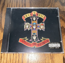 Guns N' Roses Appetite for Destruction CD Geffen 1987 Rock Parental Advisory