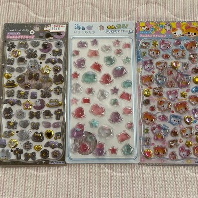 Jewelpuchi Drops Hamu Ham Café Sticker Set 3 pcs, 3D