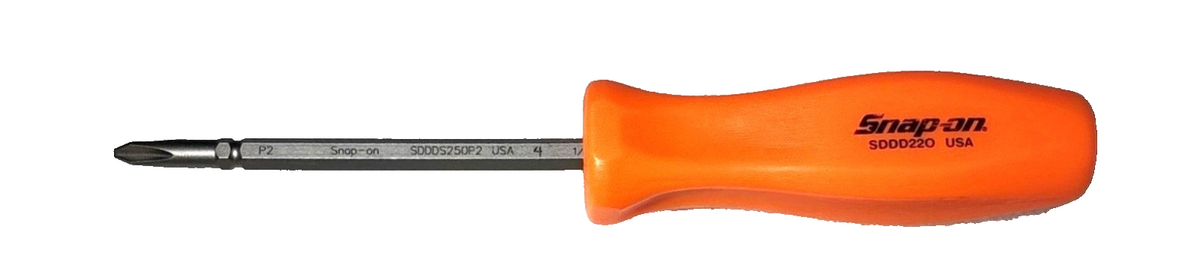 s*さ様 Snap-on SIGKO オレンジ 六角レンチ付き NEW* Snap-on FLIP SHANK Screwdriver S2/P2 *ORANGE HARD HANDLE