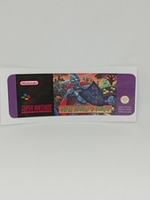 SUPER GHOULS N GHOSTS (FAH) SUPER NINTENDO / SNES replacement label