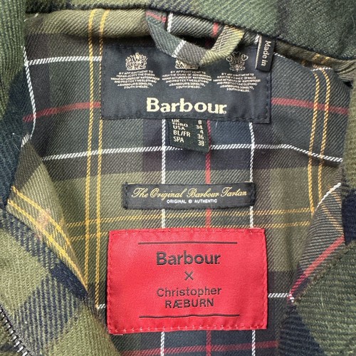 Barbour Christopher Raeburn Otway Bomber Wax Jacket Womens Sz 4 - Picture 5 of 20