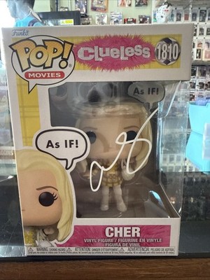 Alicia Silverstone signiert Funko Pop Clueless 1810 Cher Beckett Zeuge Echtheitszertifikat