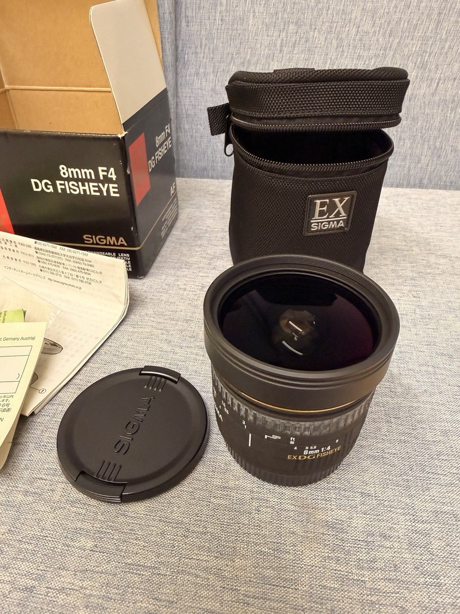 Sigma 8mm 1:4 EX DG Circular Fisheye Lens for Canon | eBay