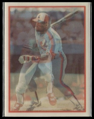 1986 Sportflics VINCE COLEMAN/ERIC DAVIS/TIM RAINES #199 NM