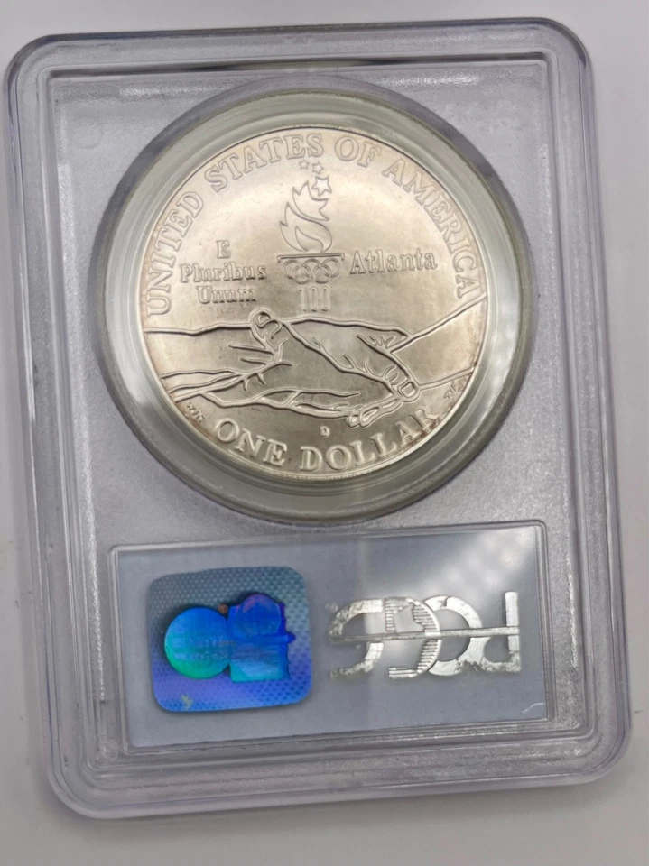 1995-D XXVI Olympiad/Paralympics Silver Dollar. MS-70 (PCGS) - Image 3 of 4