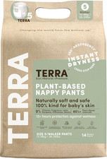 Training Pants Size 5: 85 Plant Based Pull-Up Style Diapers, Ultra-Soft Chemi