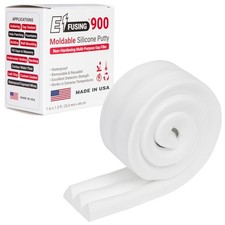 900 Moldable Silicone Putty - White Triangular Shape