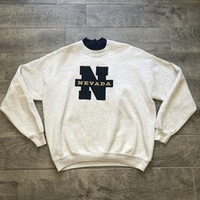 Vintage 90s Nevada Embroidered Logo Lee Sweatshirt Adults Size XL - Made in USA