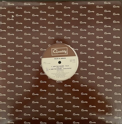 Felix & Jarvis-Jam The House (4 Versions) 12'' Vinyl Maxi-Single (Quality) (1983)