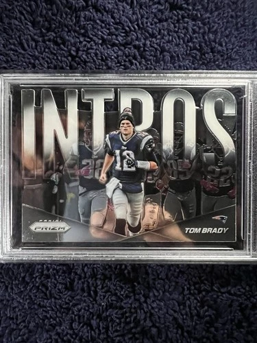 2014 Prizm Tom Brady Intros #I19 Patriots PSA 9