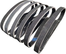 24 PCS 1 X 30 Inch Silicon Carbide Sanding Belts Assortment- 80, 120, 240, 400,