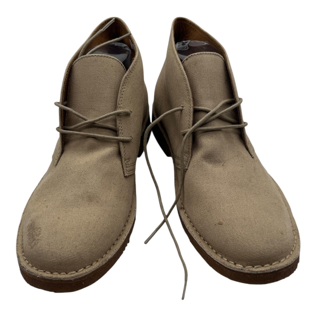 POLO RALPH LAUREN - MARLOW Grey Canvas Mid Boots - US Men 9 