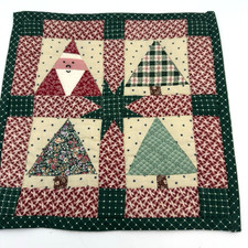 Small 4 Square Christmas Quilt 11  