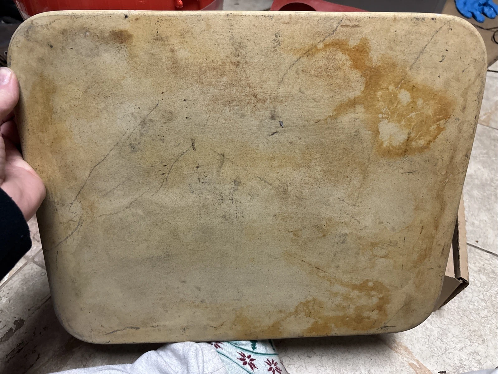 Pampered Chef 1350 Rectangle Baking Stone 12" x 15" Cookie Sheet