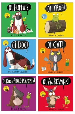 Oi Frog! 6 Book Picture Book Collection Set - NEW (Free P+P) Kes Gray - Oi Dog!