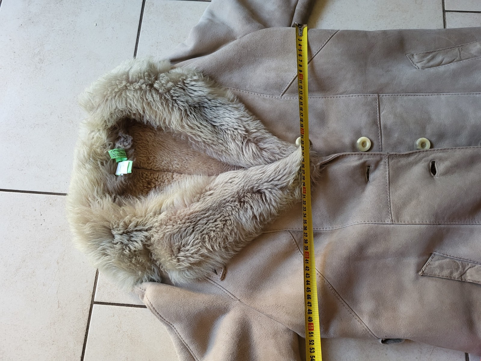 Vintage High Quality Shearling Jacket Christ Coll… - image 6