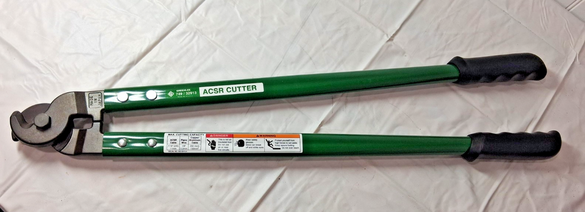 Greenlee Steel Handle Cable Cutter 0.13 & 0.44