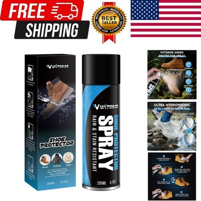 Shoe Protector Spray, Rain & Stain Waterproof Nano Protection for Sneaker, Leath