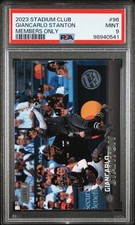 2023 TOPPS STADIUM CLUB MEMBERS ONLY #96 GIANCARLO STANTON PSA 9