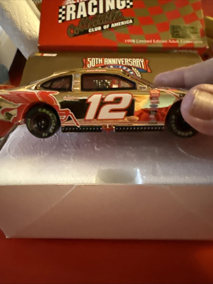 Colecionáveis de corrida de ação NASCAR 50º aniversário 1:32 Jeremy Mayfield #12 1998 - Imagem 3 de 4