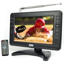 Tyler 9" Portable TV LCD Rechargeable Battery Wireless HD-TV USB SD Remote Car