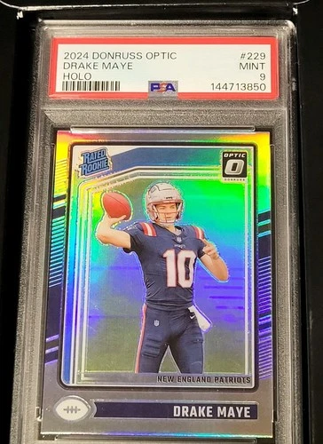 2024 Panini Donruss Optic - Rated Rookie Drake Maye #229 Holo Prizm (RC)
