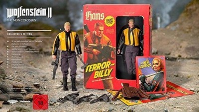 PS4 SA 2058: Wolfenstein II: New Colossus #Collector's Edt DE mit OVP TEILDEFEKT