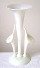 Steuben Ivrene White Iridescent Double Jack in the Pulpit Vase Circa 1930