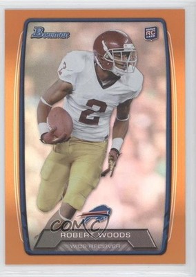 2013 Bowman Orange Rainbow Foil 91/299 Robert Woods #204 Rookie RC n1u