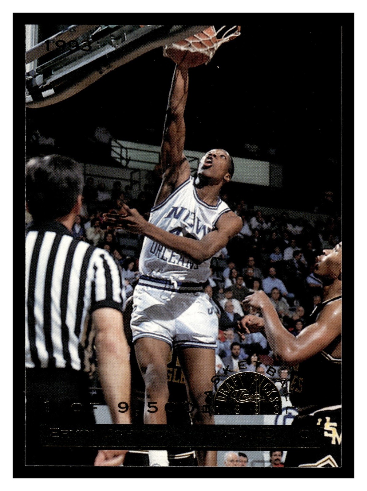 Ervin Johnson #46 1993 Classic Draft Picks Gold 1 of 9,500