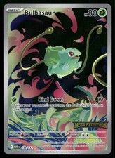 Bulbasaur 133/132 Mega Evolution MEG Box Topper Illustration Rare Pokemon NM
