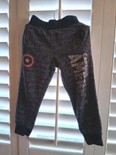 Captian America Jogger Sweatpants Pants Avengers XS Kids Blue