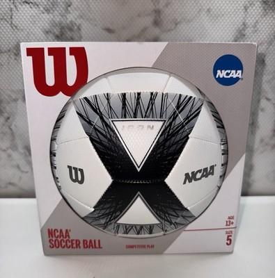 Wilson NCAA Icon Soccer Ball Size 5 White and Black New In Box
