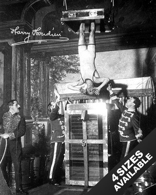 HARRY HOUDINI MAGICIAN CHINESE WATER TORTURE CANVAS GICLEE POSTER ART PRINT 8X10