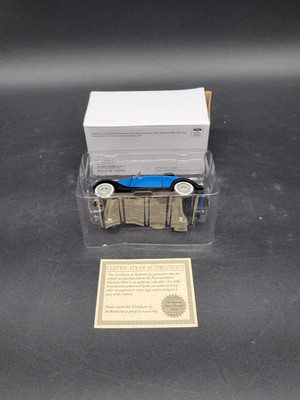 1938 V-8 Ford Roadster Convert In Blue Diecast Arko Products 1:32 Scale Box/COA