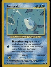 Remoraid Common Neo Revelation 50/64 Water Unlimited Pokemon Card