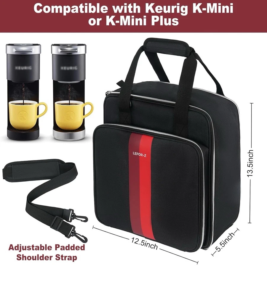 Coffee Maker Travel Bag Compatible with Keurig K-Mini & Others - Image 3 of 4