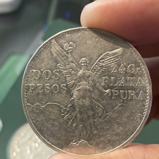 Messico 1921 Argento Dos Pesos Centenario Au Condizioni 👌🔥🔥