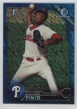 2016 Bowman Chrome Prospects Blue Shimmer Refractor Ricardo Pinto #BCP248 0b0