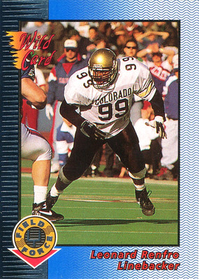FIELD-FORCE SILVER Leonard Renfro INSERT-RC EAGLES Colorado BUFFALOES CU-BUFFS