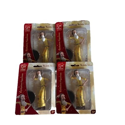 4x HAPE THE LITTLE PRINCE AVIATOR PILOT ACTION FIGURE TOY SET w/ STAND 2015 NIB